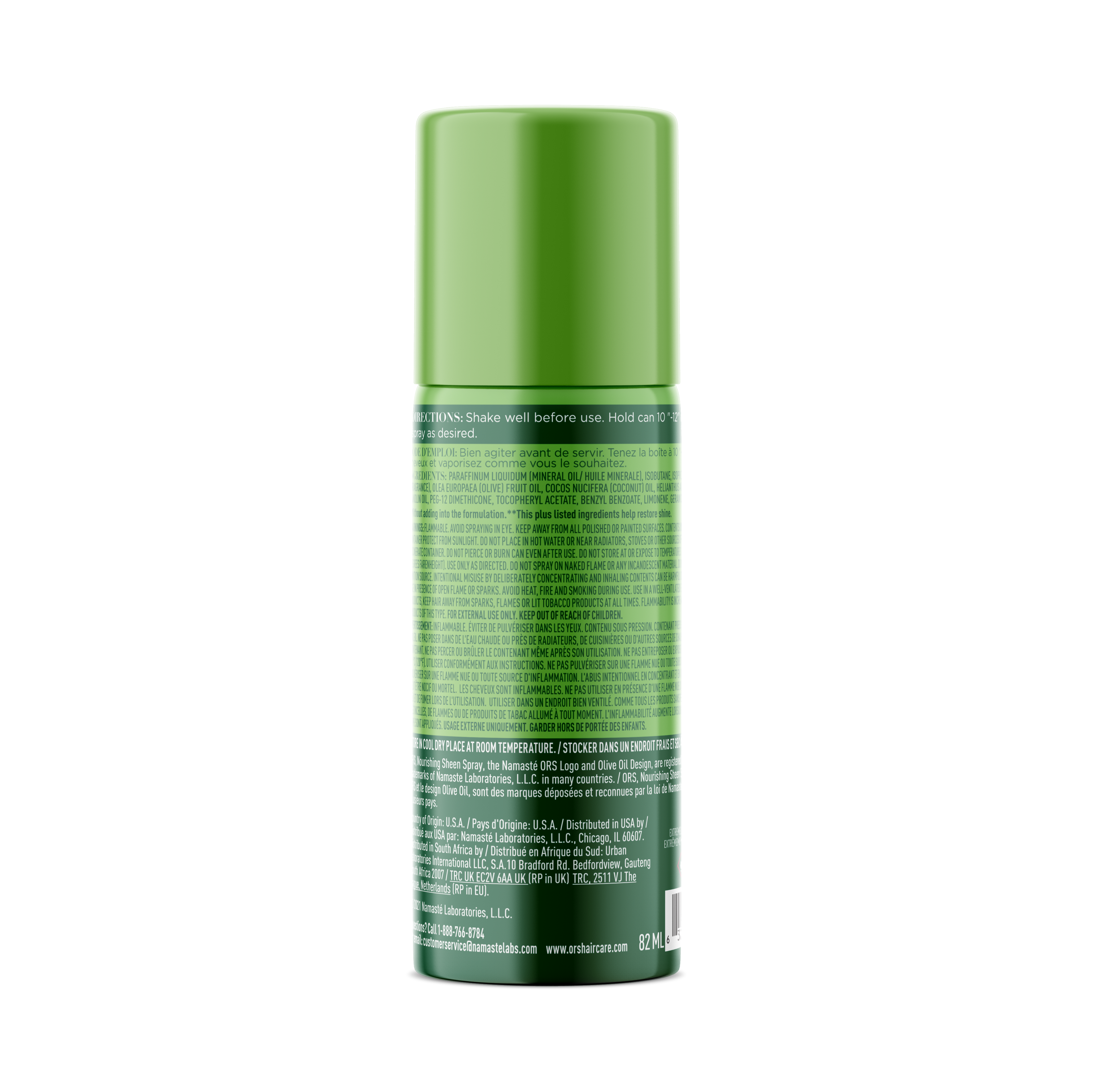 ORS Olive Oil Nourishing Sheen Spray for Restorative Shine (2.0 oz)