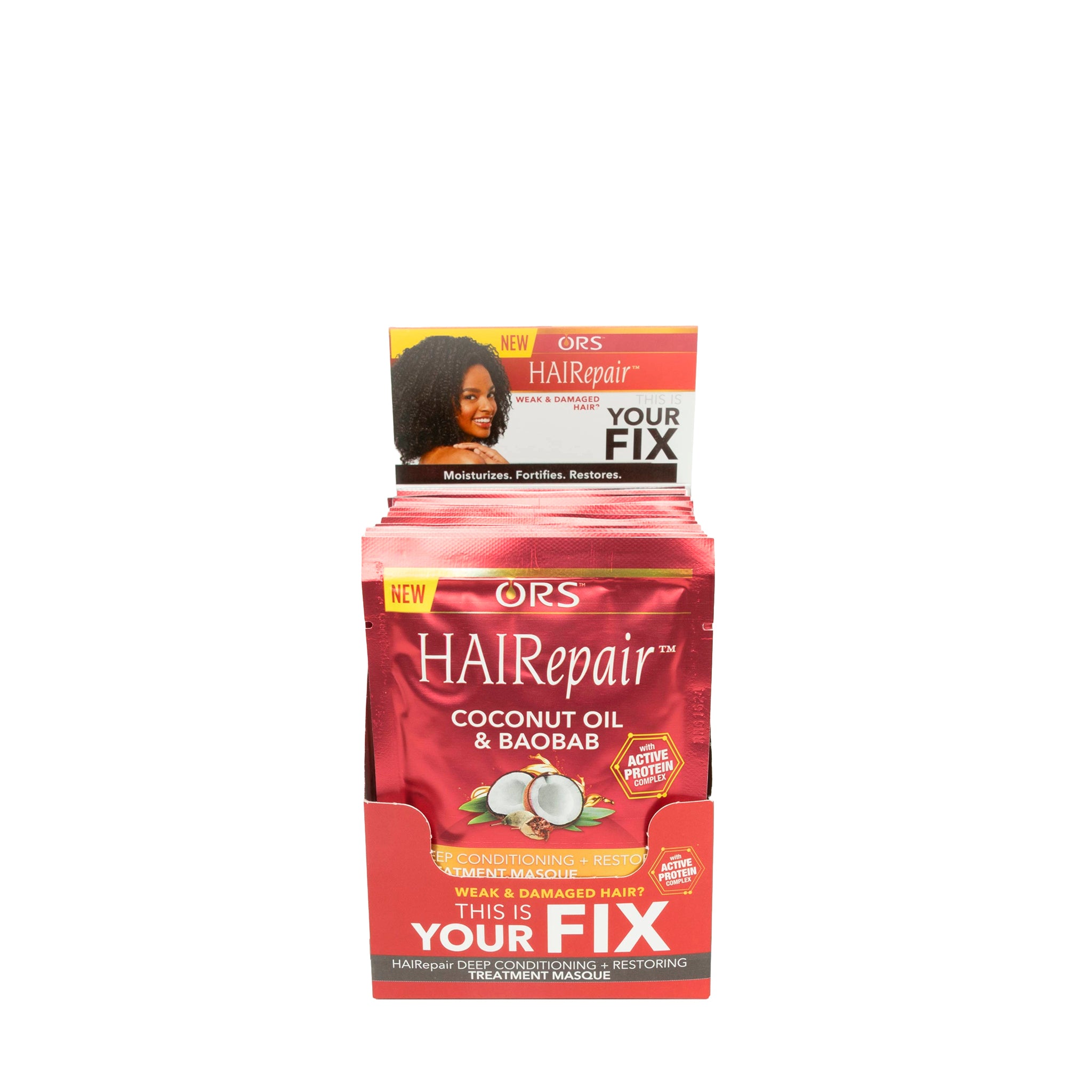 ORS HAIRepair Coconut Oil & Baobab Deep Conditioning + Restoring Treatment Masque (1.75 oz) 12-Pack
