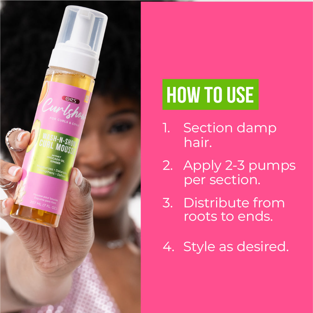 ORS Curlshow Wash-n-Show Curl Mousse (7.0 oz)