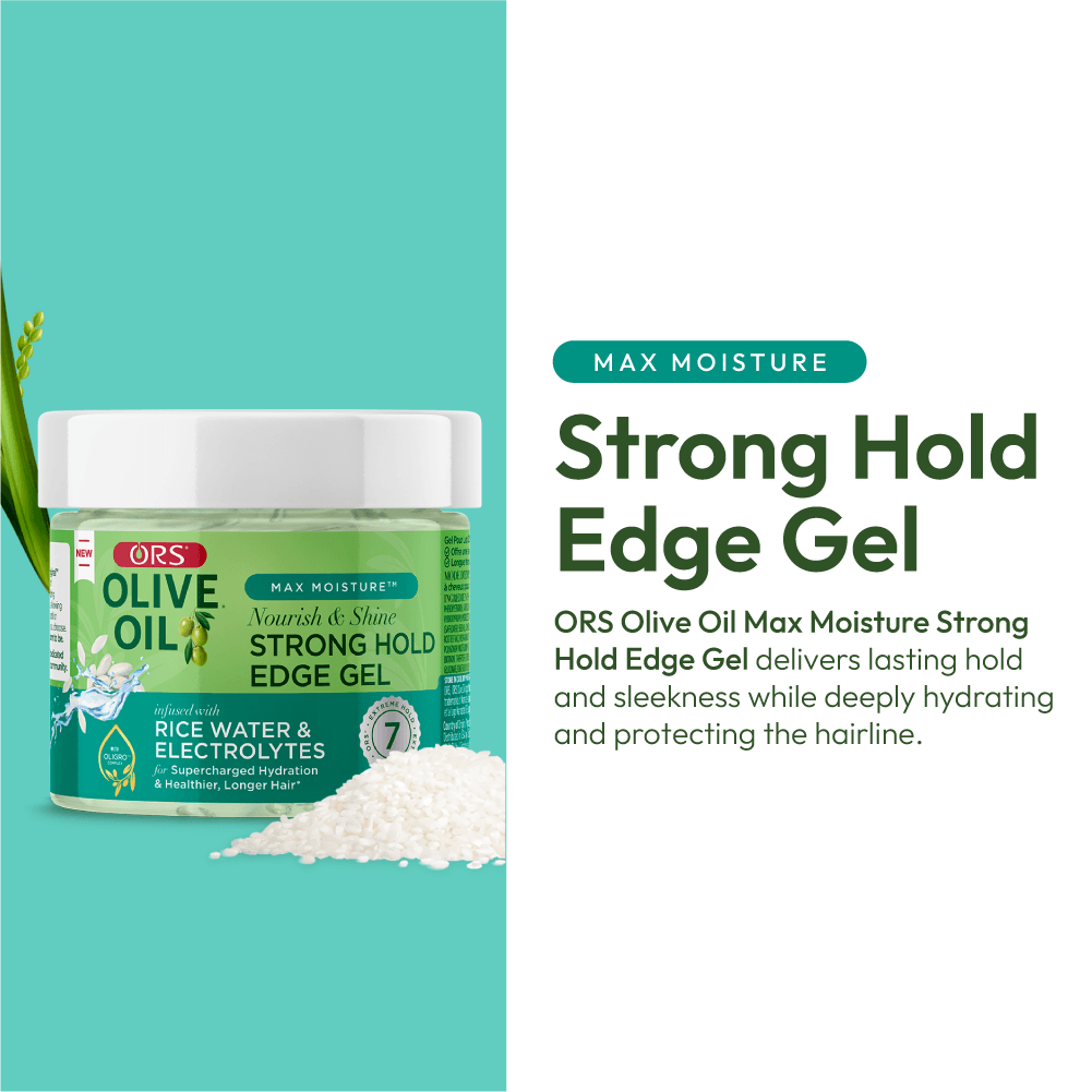 Olive Oil Max Moisture Strong Hold Edge Gel (4.0 oz)