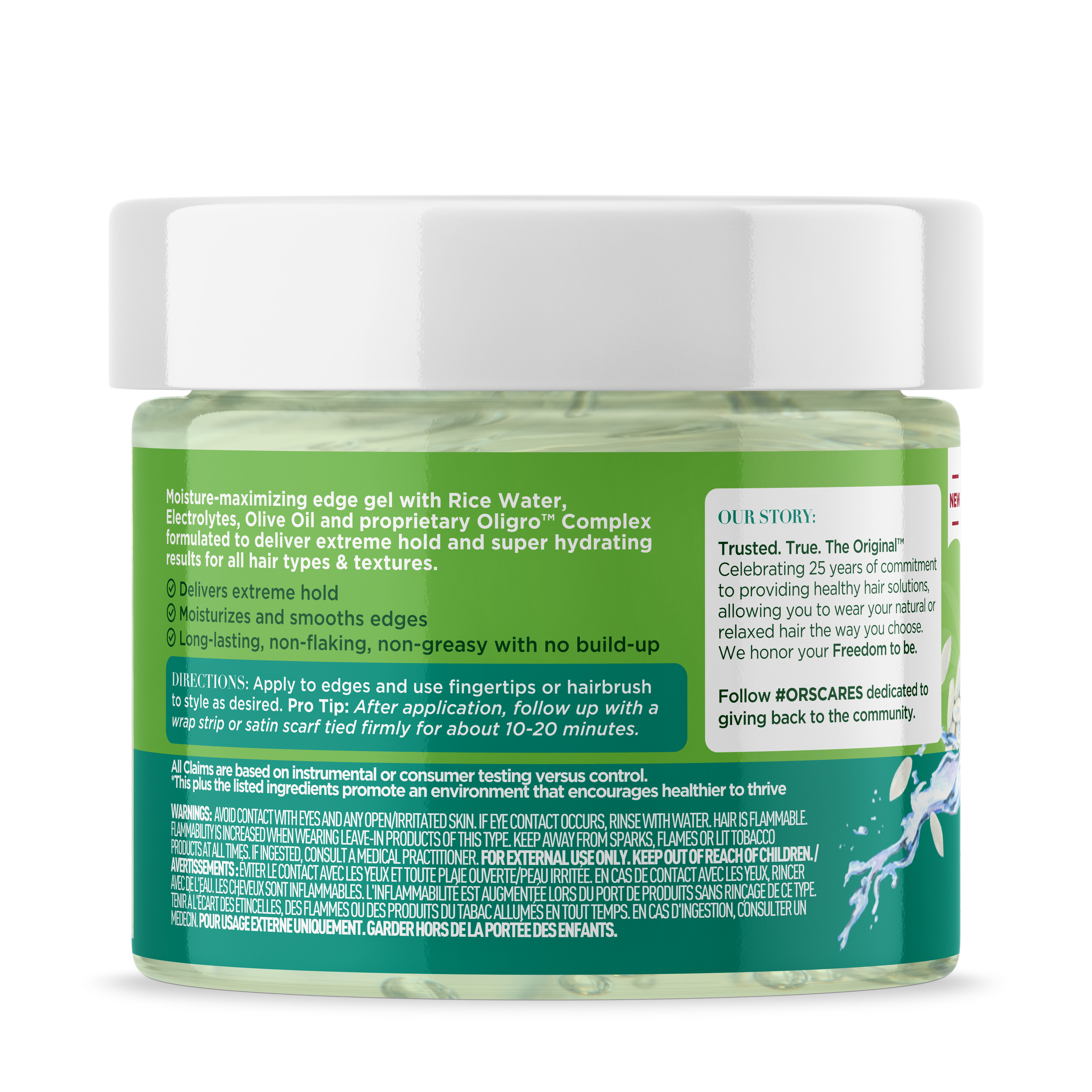 Olive Oil Max Moisture Strong Hold Edge Gel (4.0 oz)
