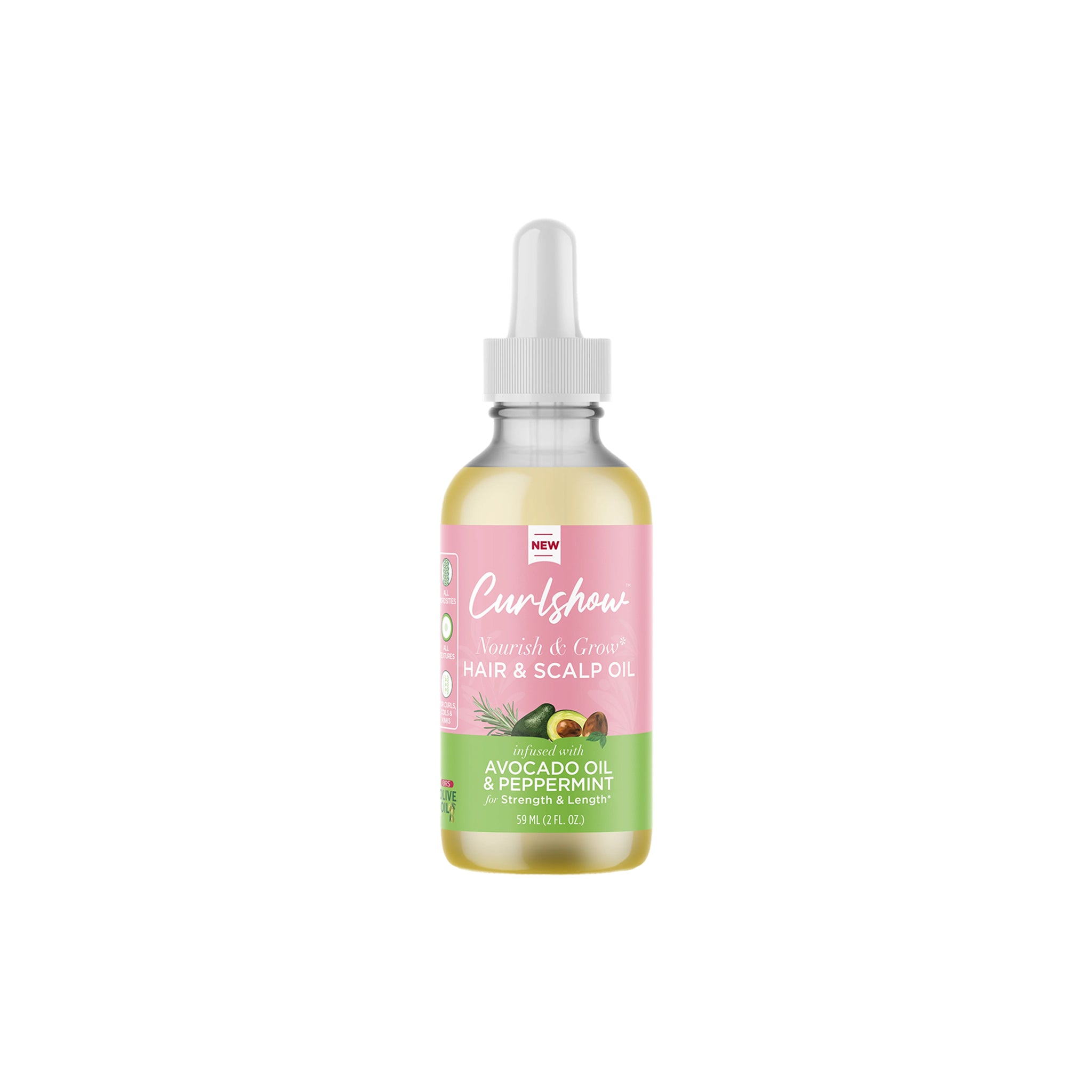 ORS Olive Oil Curlshow Hair & Scalp Oil for Strength & Length (2.0 oz)