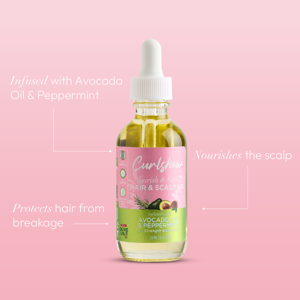 ORS Olive Oil Curlshow Hair & Scalp Oil for Strength & Length (2.0 oz)