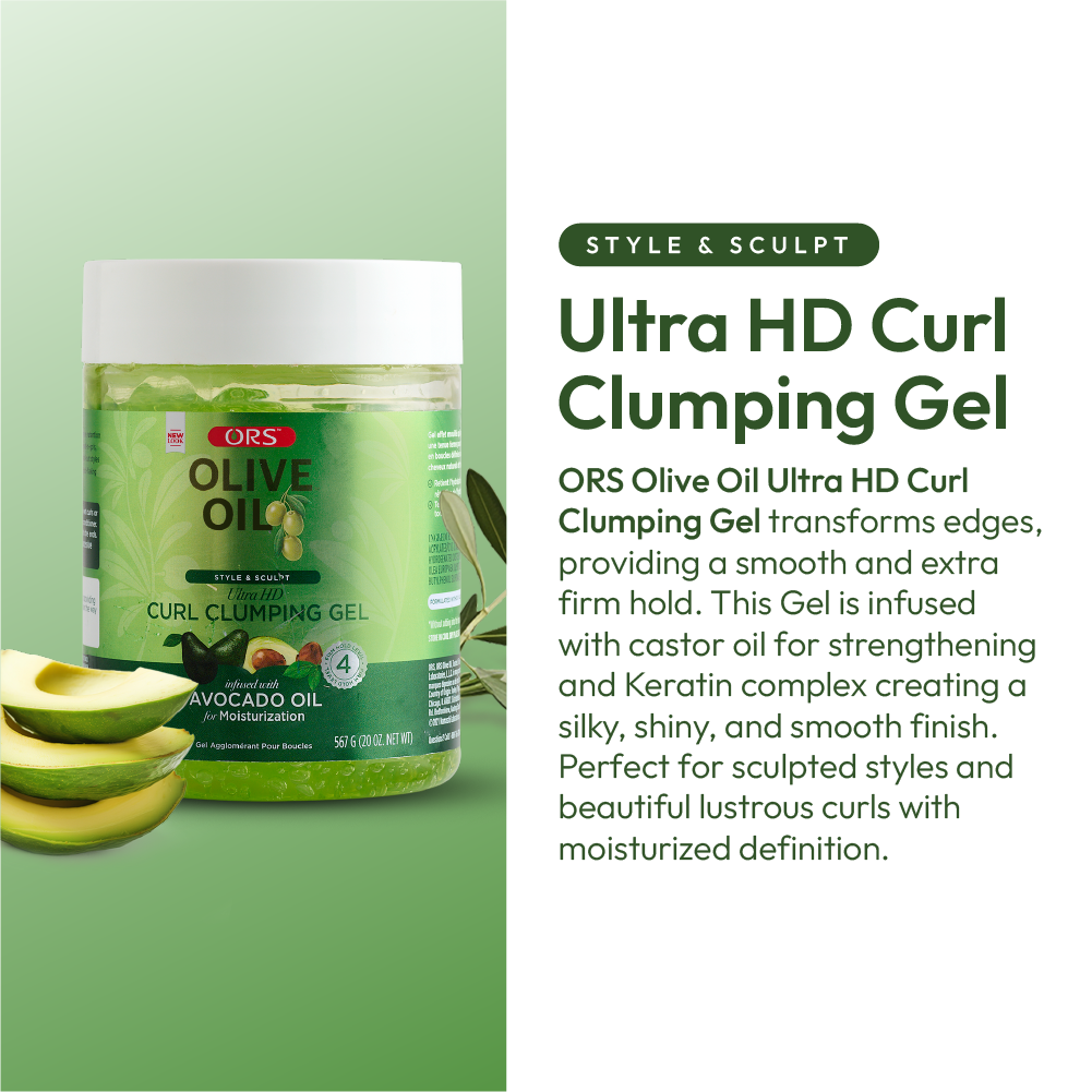 ORS Olive Oil Style & Sculpt Ultra HD Curl Clumping Gel (20.0 oz)