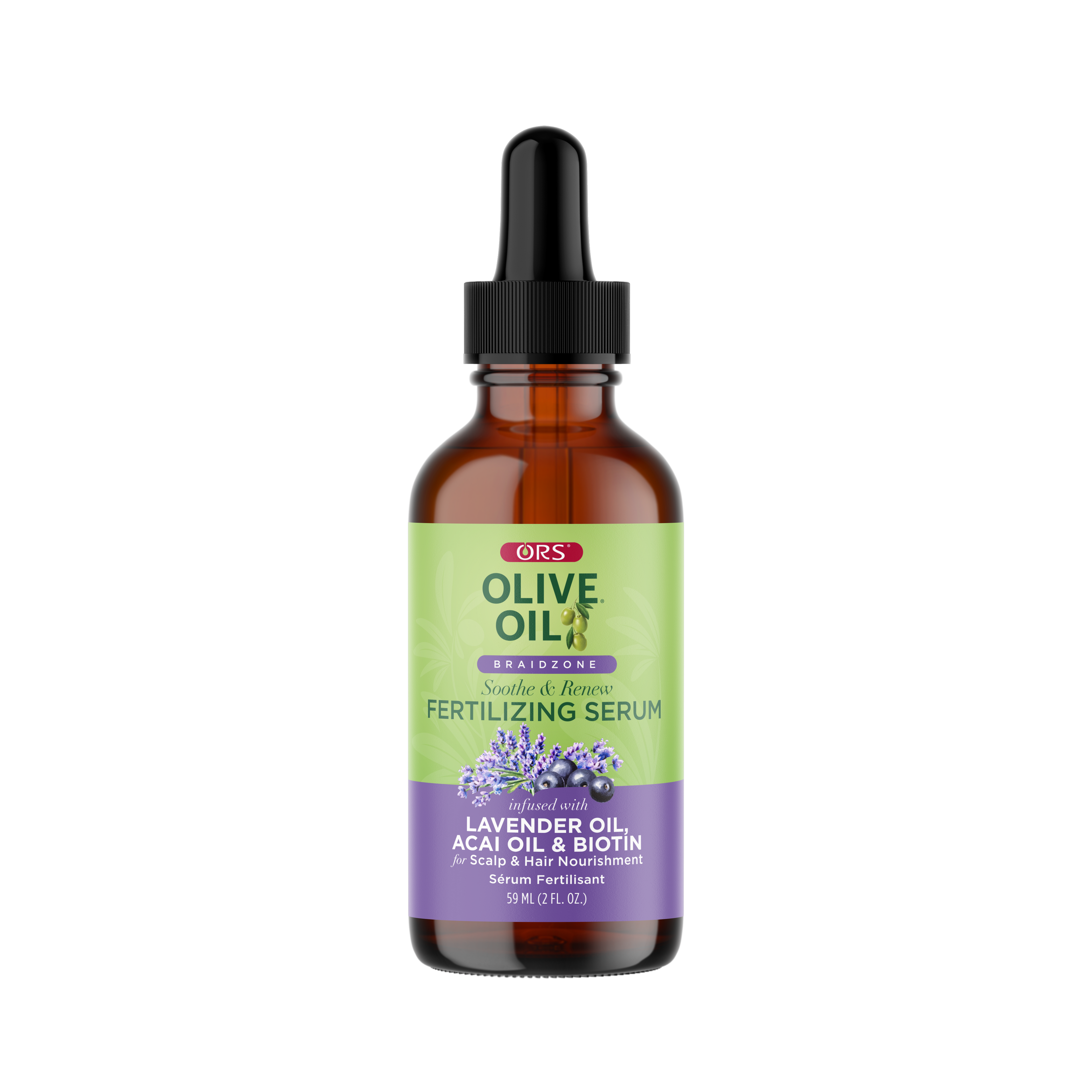 ORS Olive Oil Braidzone Fertilizing Serum for Scalp & Hair Nourishment (2 oz)