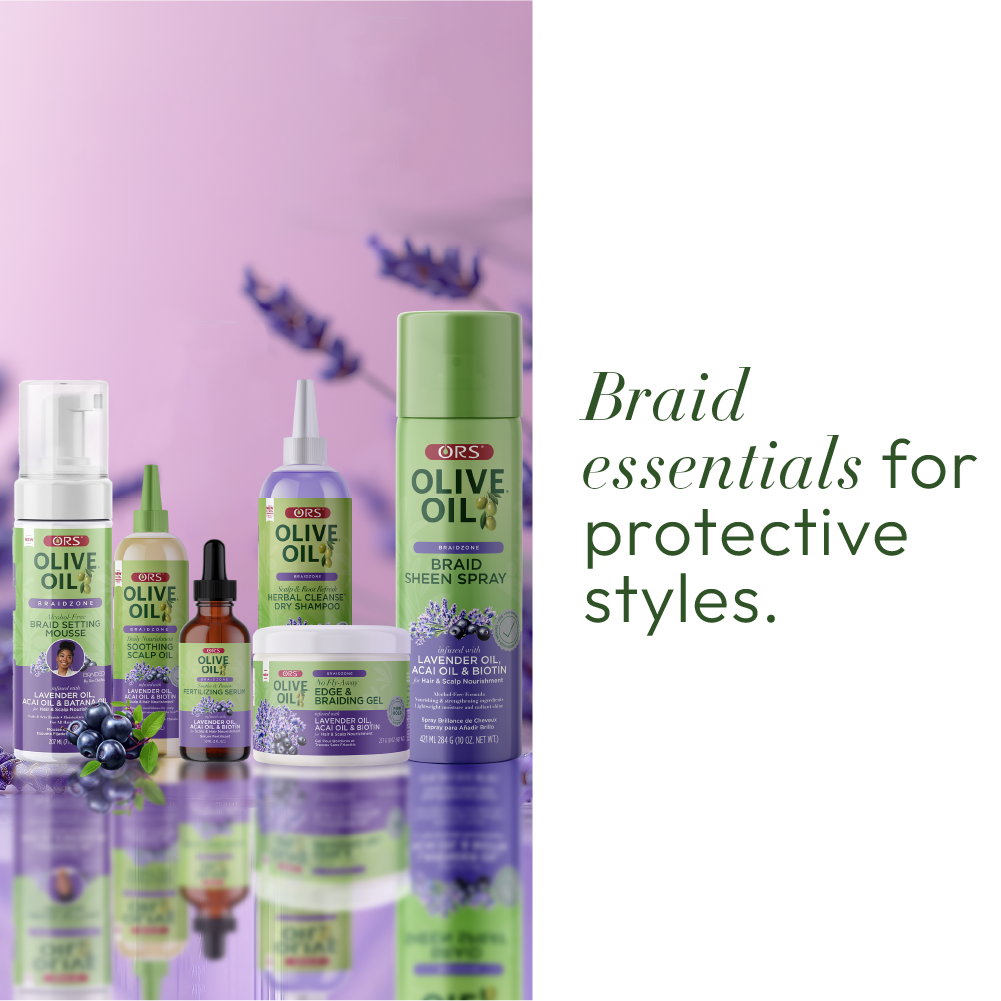 ORS Olive Oil Braidzone Fertilizing Serum for Scalp & Hair Nourishment (2 oz)