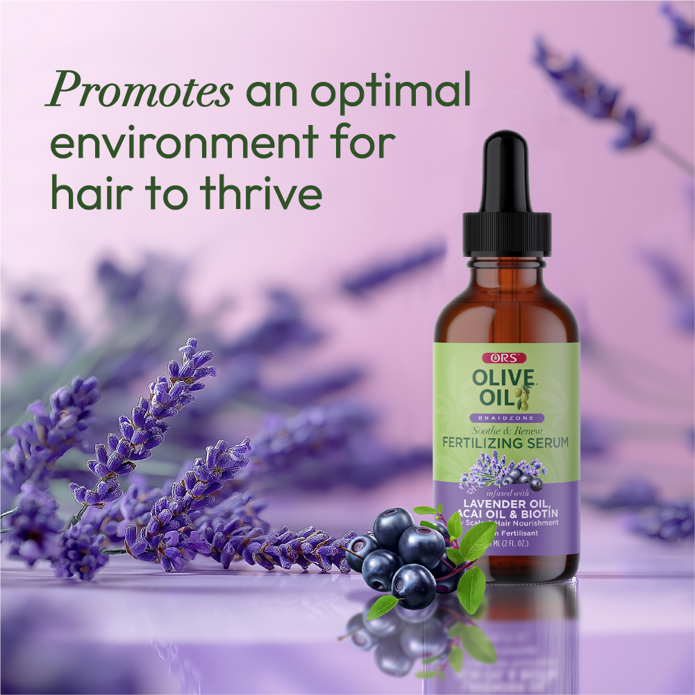 ORS Olive Oil Braidzone Fertilizing Serum for Scalp & Hair Nourishment (2 oz)