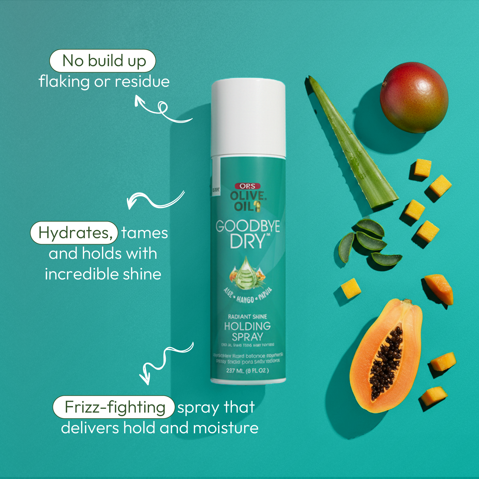 ORS Olive Oil Goodbye Dry Styling Mousse & Holding Spray 2-Piece Set