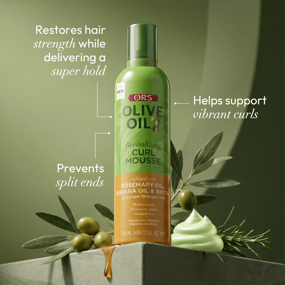 ORS Olive Oil Revitalizing Curl Mousse (12.0 oz)