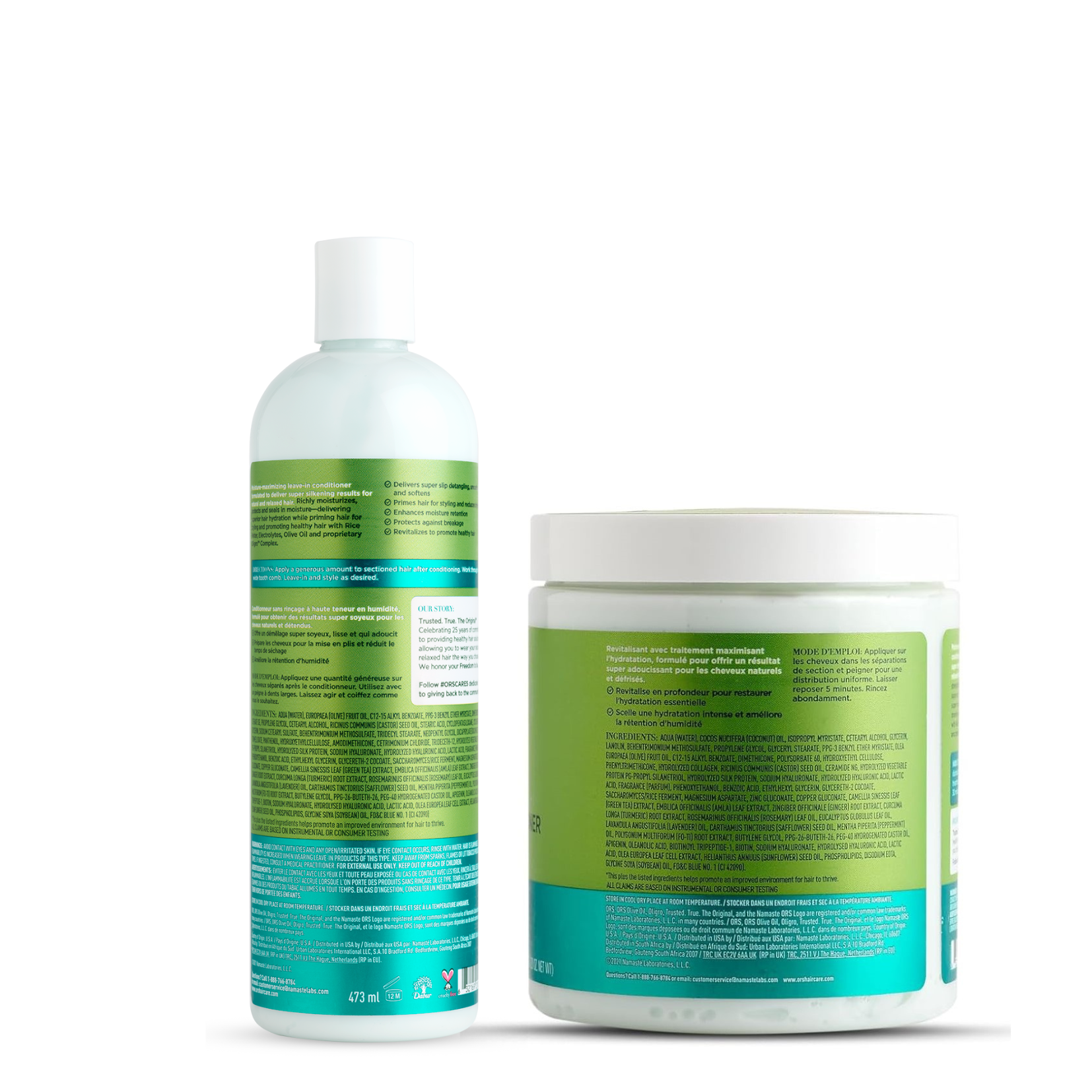 ORS Olive Oil Max Moisture Leave-In Conditioner & Deep Treatment 2-Piece Set