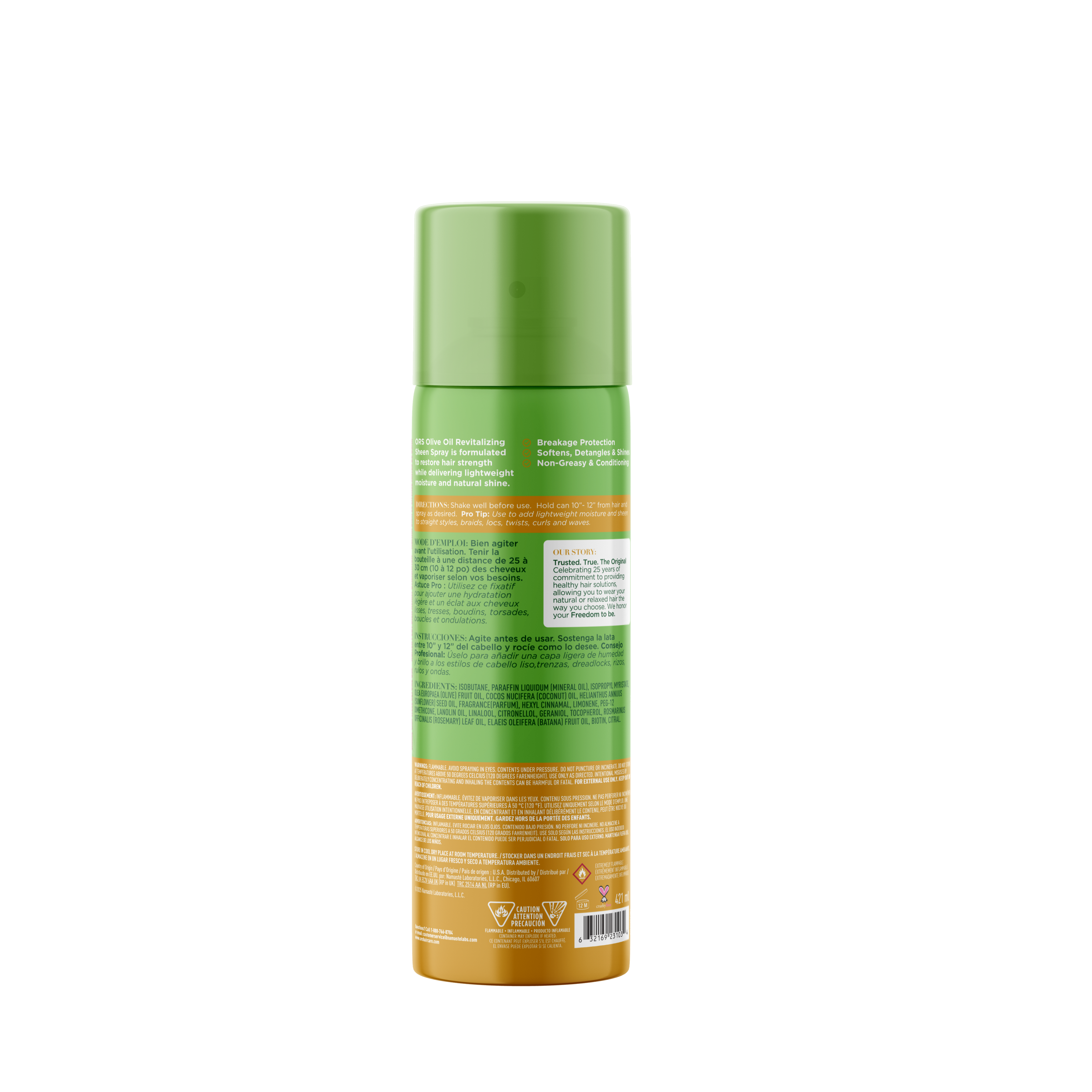 ORS Olive Oil Revitalizing Sheen Spray for Promoting Healthy Shine (10.0 OZ)