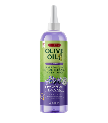ORS Olive Oil Braidzone Herbal Cleanse Dry Shampoo for Scalp &amp; Hair Nourishment (8.0 oz)