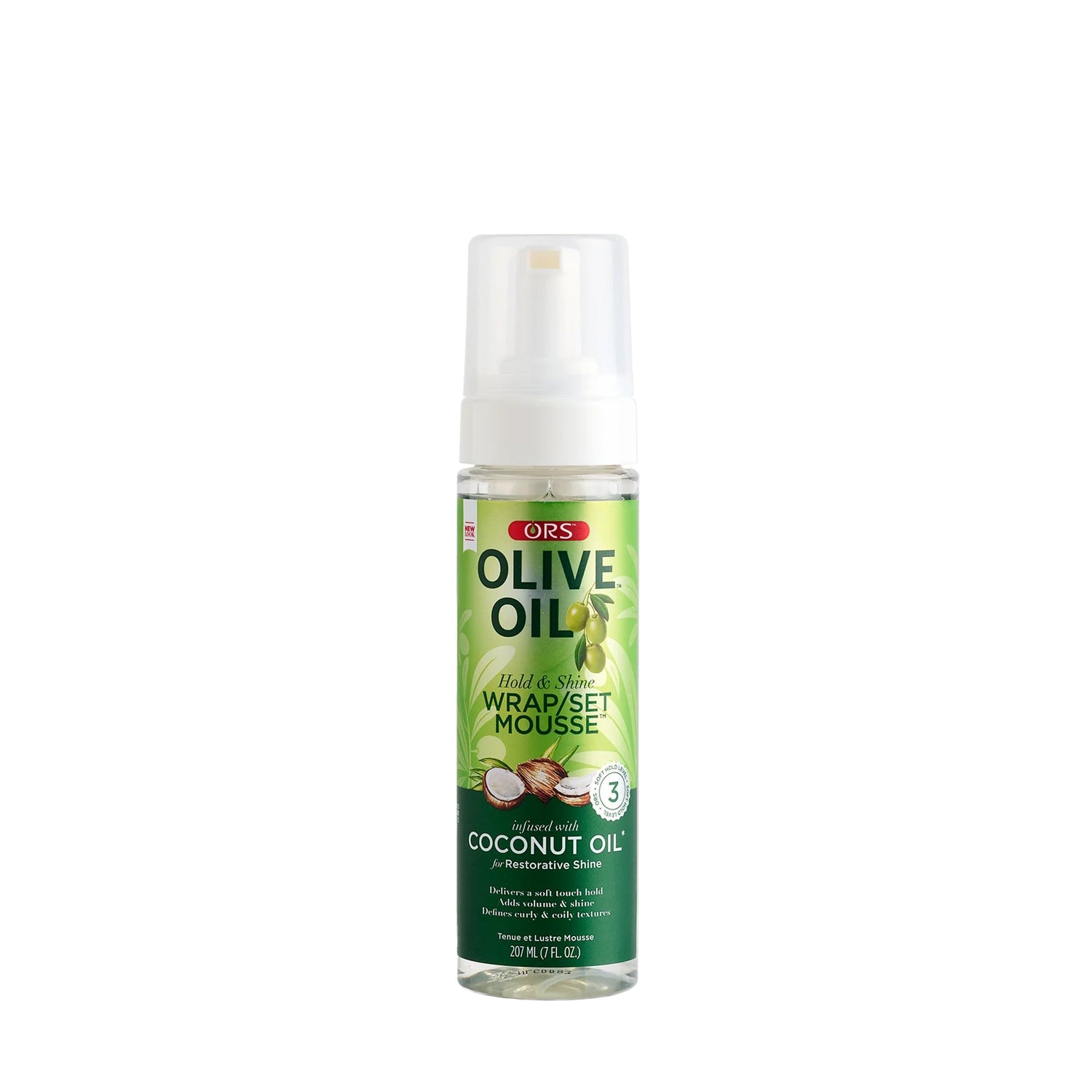ORS Olive Oil Wrap Set Mousse for Restorative Shine (7.0 oz)