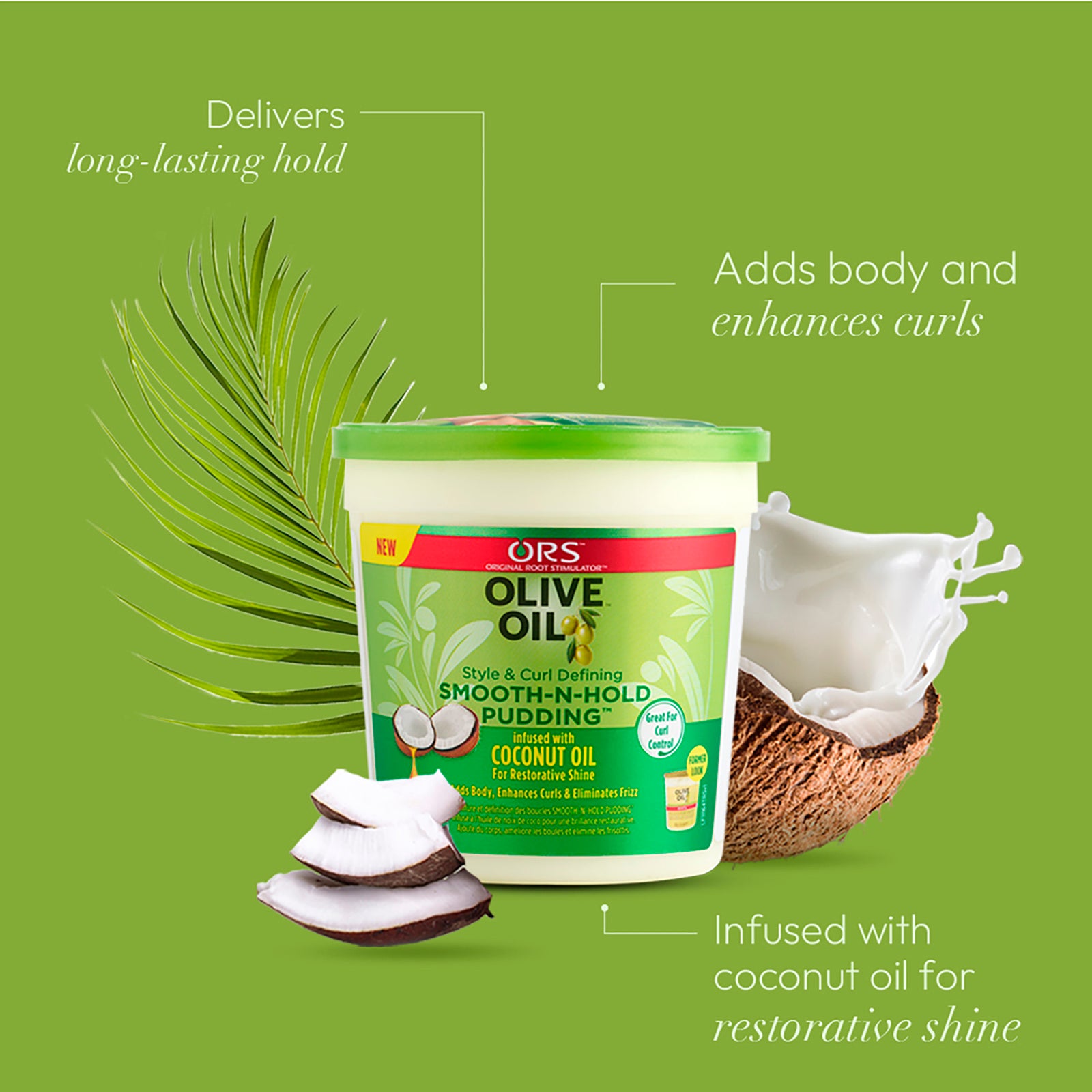 ORS Olive Oil Glossing Hair Polisher &amp; Smooth-N-Hold Pudding 2-Piece Set