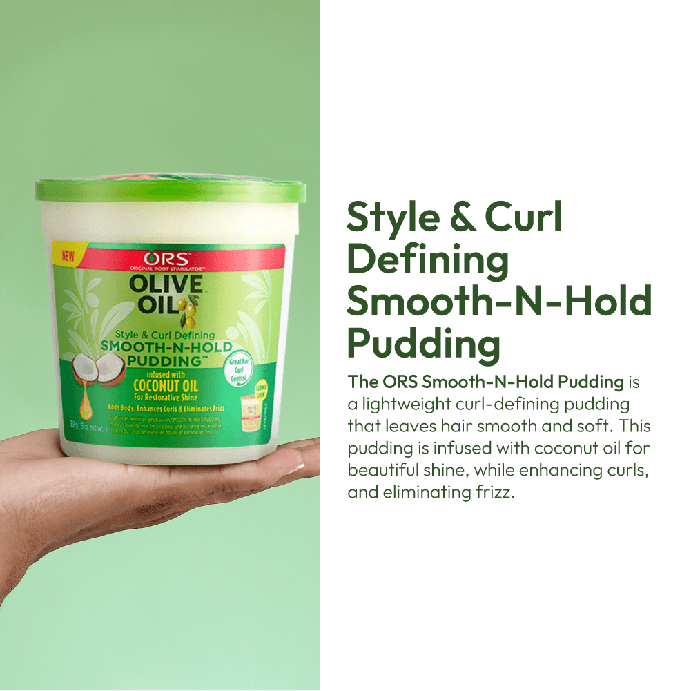 ORS Olive Oil Glossing Hair Polisher &amp; Smooth-N-Hold Pudding 2-Piece Set