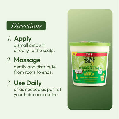 ORS Olive Oil Smooth-N-Hold Pudding for Restorative Shine (13.0 oz)