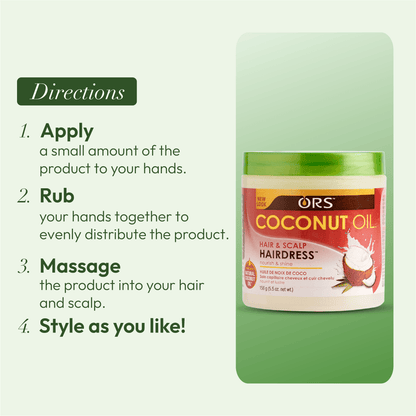 ORS Coconut Oil Hair and Scalp Hairdress (5.5 oz)