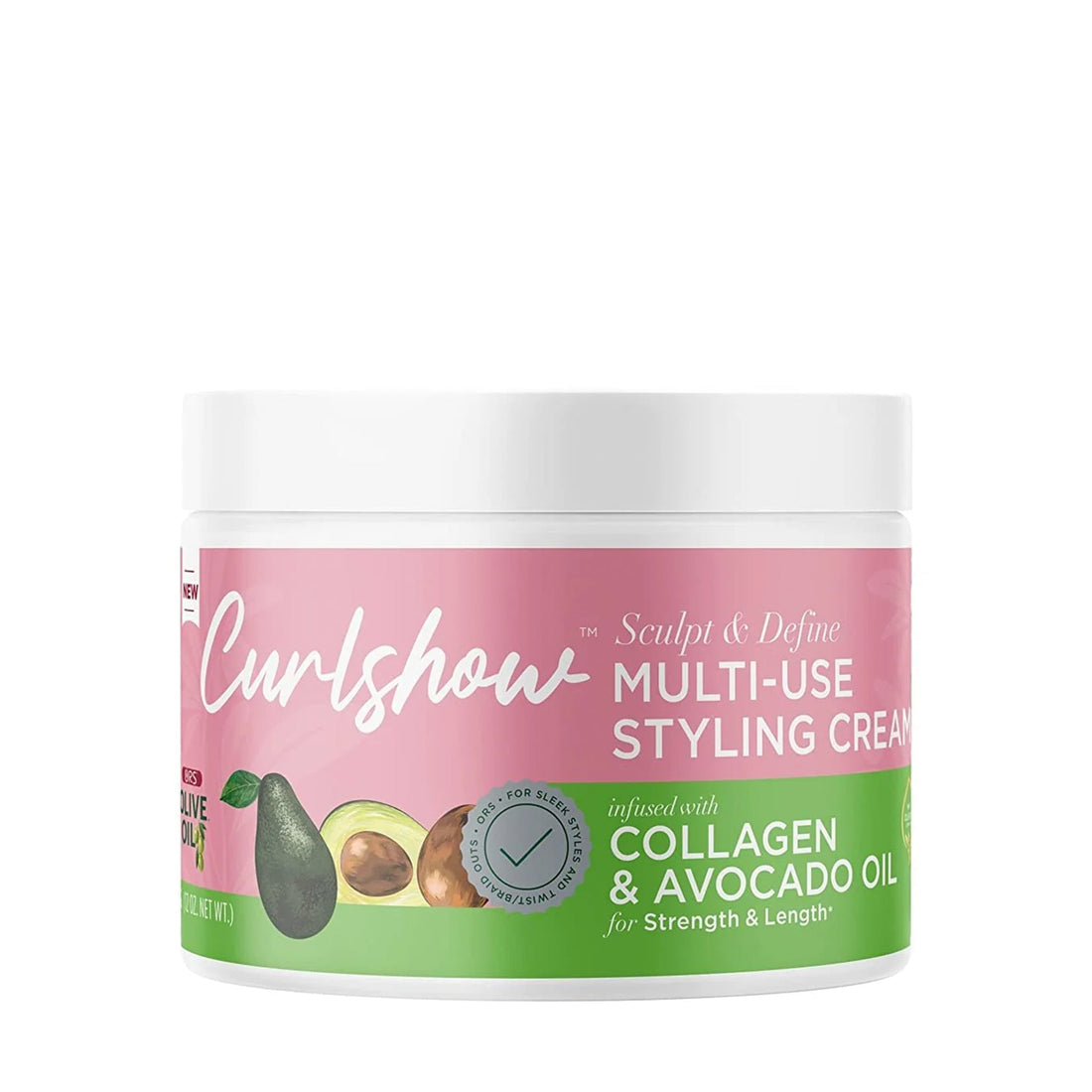 ORS Olive Oil Curlshow Multi-Use Styling Cream for Strength &amp; Length (12.0 oz)