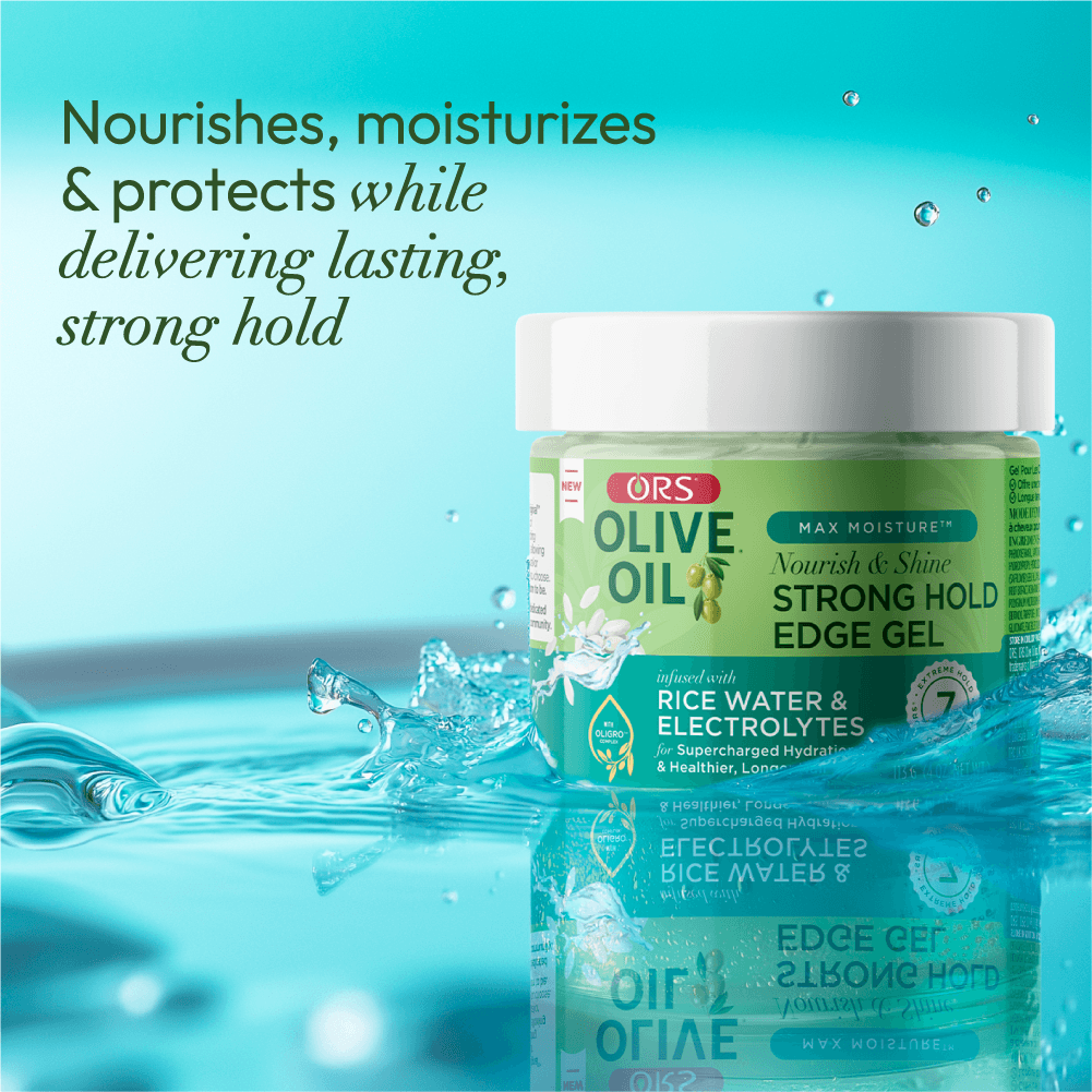 Olive Oil Max Moisture Strong Hold Edge Gel (4.0 oz)