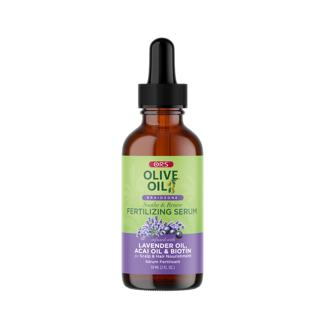 ORS Olive Oil Braidzone Fertilizing Serum for Scalp &amp; Hair Nourishment (2 oz)