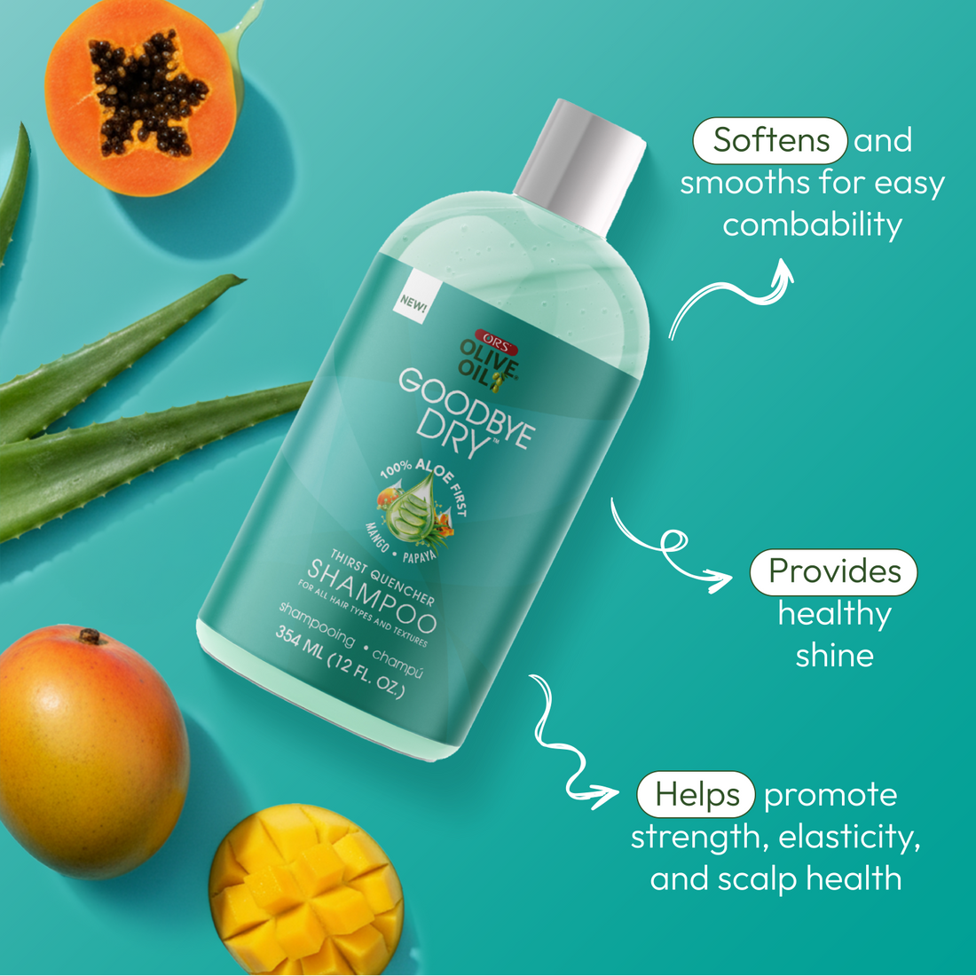 ORS Olive Oil Goodbye Dry Shampoo &amp; Conditioner (12.5 oz) 2-Piece Set