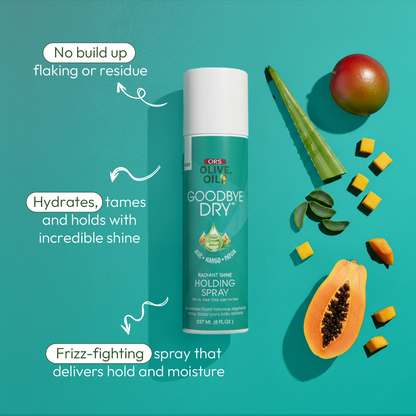 ORS Olive Oil Goodbye Dry Styling Mousse &amp; Holding Spray 2-Piece Set