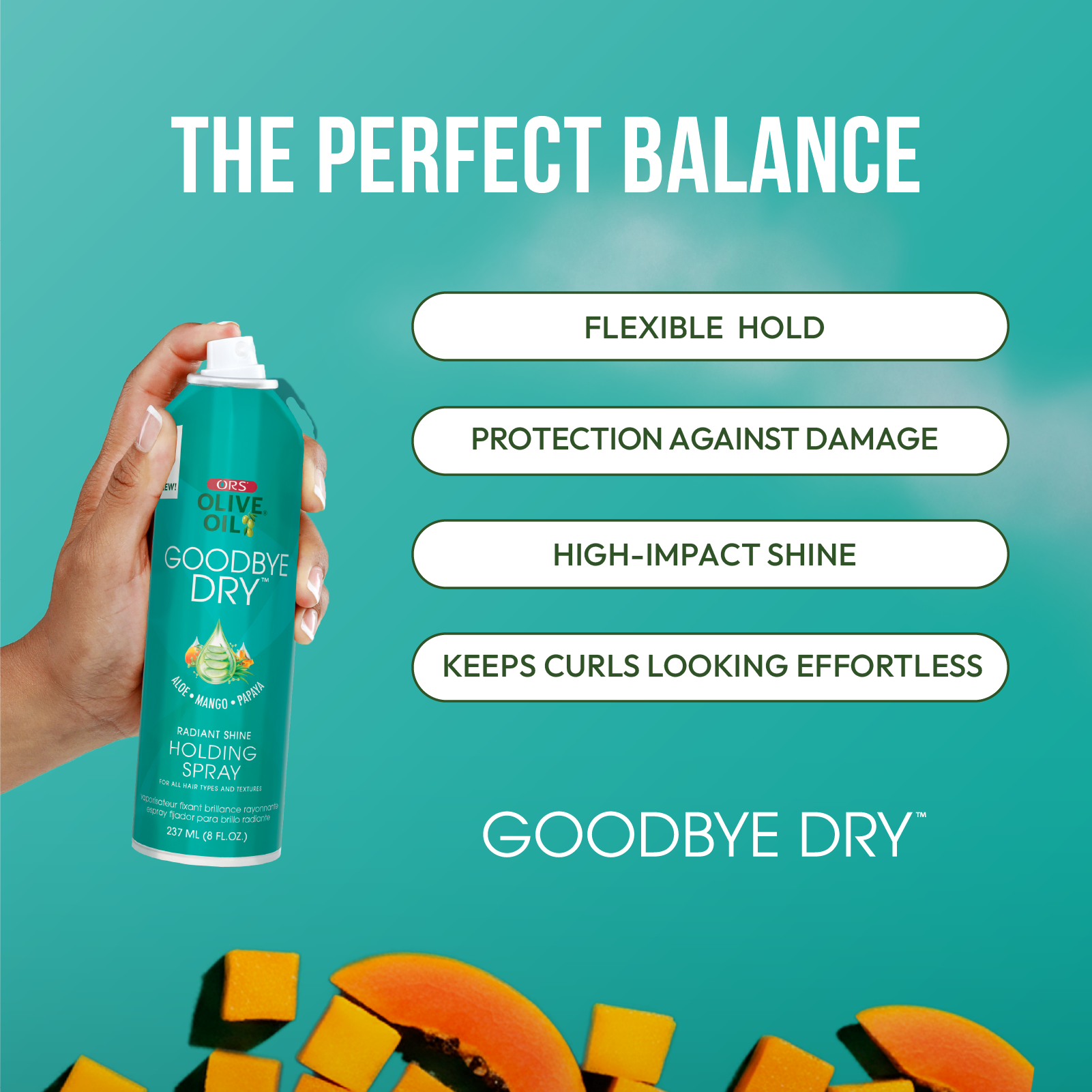 ORS Olive Oil Goodbye Dry Holding Spray &amp; Edge Control 2-Piece Set