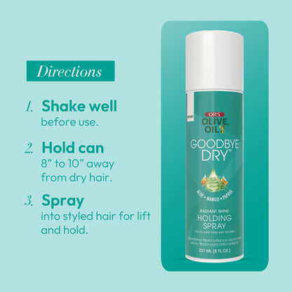 ORS Olive Oil Goodbye Dry Holding Spray &amp; Edge Control 2-Piece Set