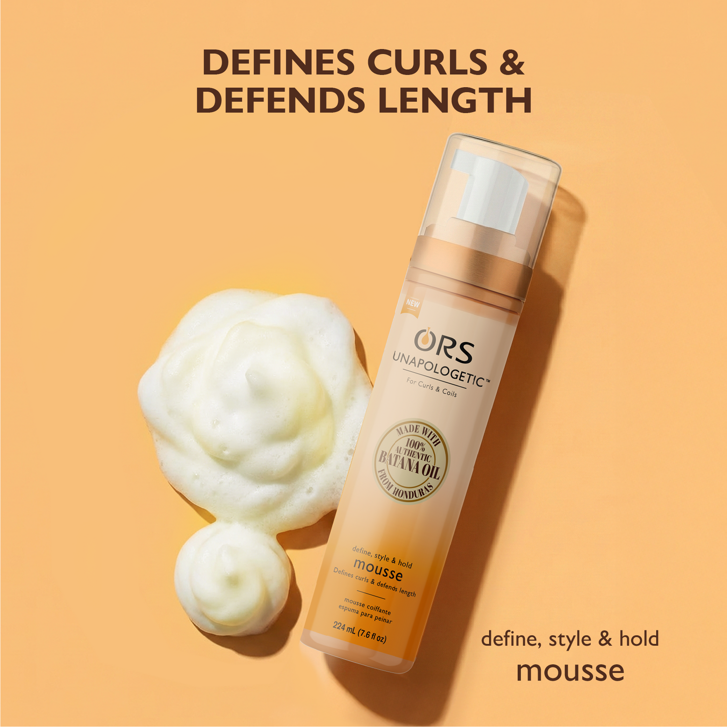 Unapologetic Define, Style &amp; Hold Mousse (7.6 oz)
