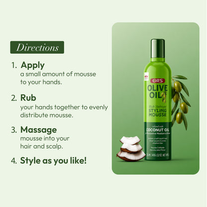 ORS Olive Oil Rich Moisture Styling Mousse (12.0 oz)