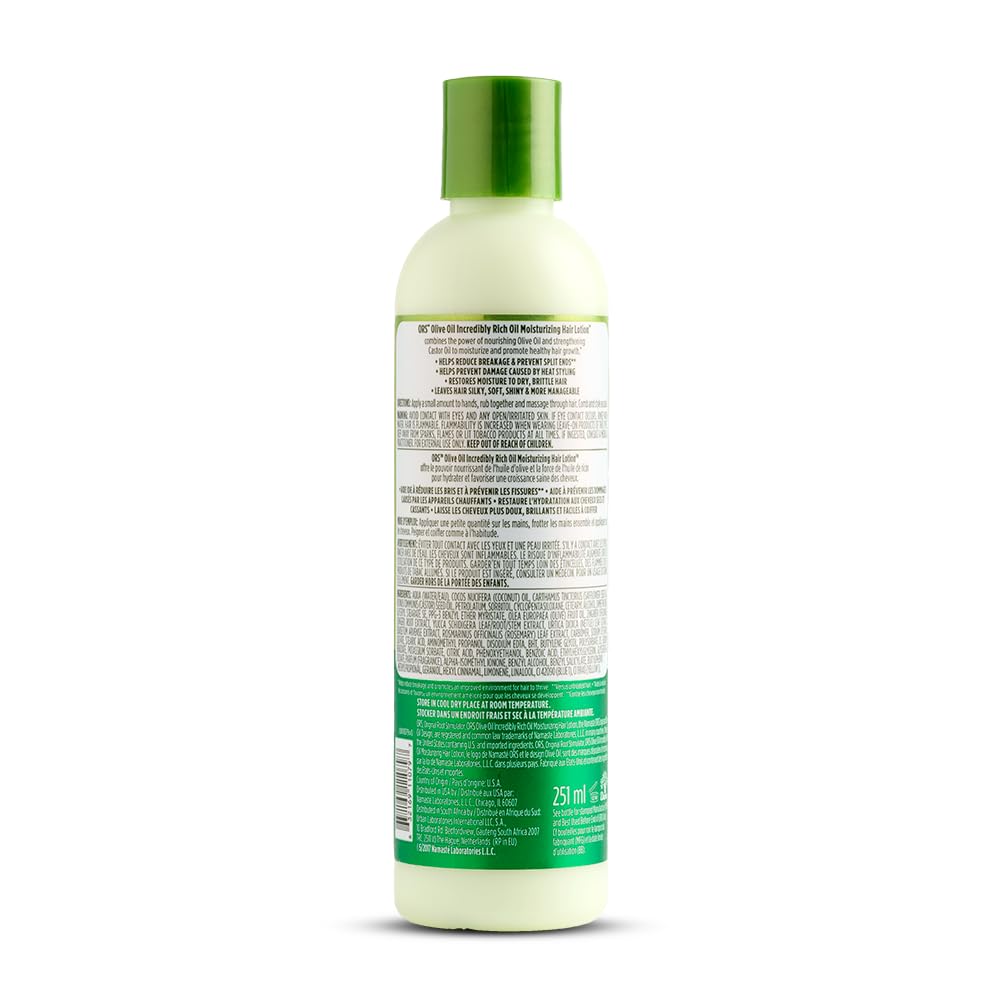 ORS Olive Oil Moisturizing Hair Lotion for Strengthening (8.5 oz) 4-Pack