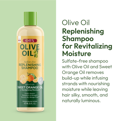 ORS Olive Oil Replenishing Shampoo for Revitalizing Moisture (16.0 oz)